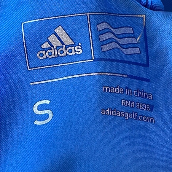 Adidas Blue Zip Up Windbreaker - Picture 7 of 8